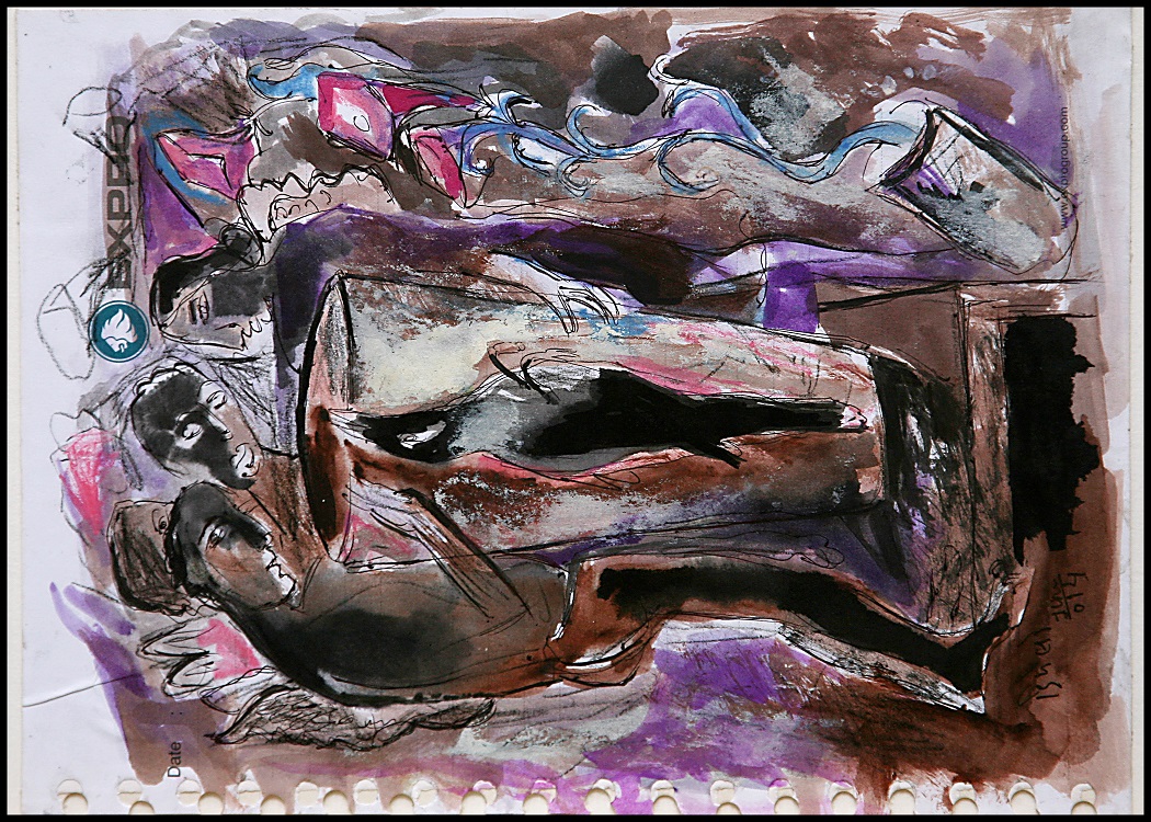 Dt251 Water Color On Paper  X  INC   Available.Jpg